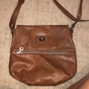 Brown leather Relic bag
